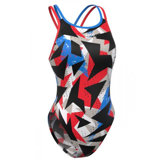 Mad Wave Crossback Junior Swimsuit PBT H3